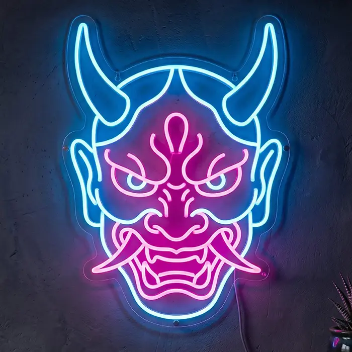 Cyber Futura Set Neon LED Schild – 9 Motive, dimmbar | Sci-Fi Gaming Deko