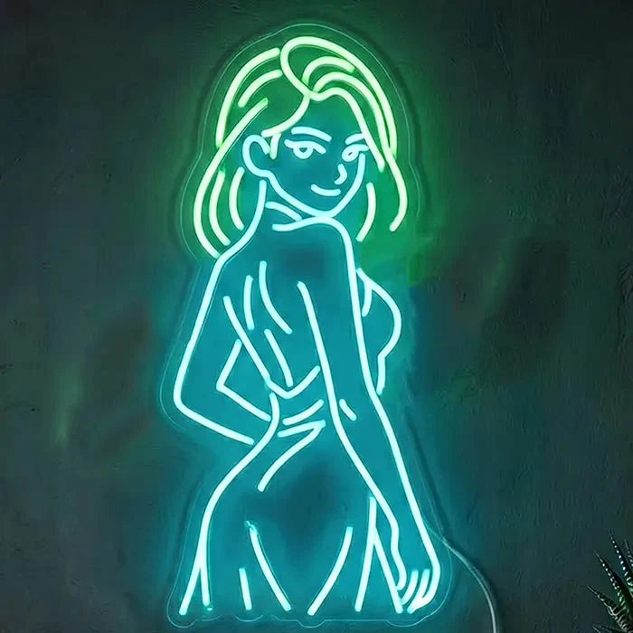 Bonnie Li Miaukuza Neon LED Schild – Dimmbar mit Fernbedienung | Japan Anime Deko