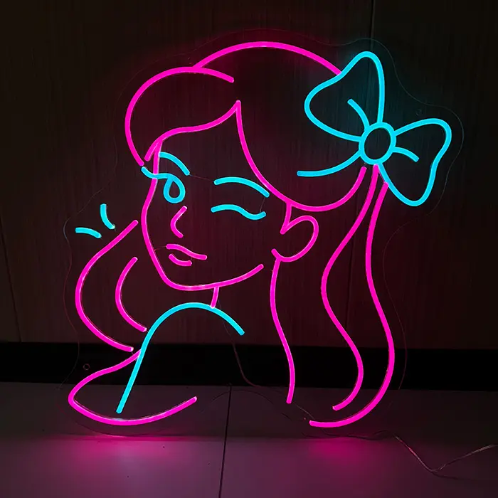 Mindy Bunny Neon LED Schild – Dimmbar mit Fernbedienung | Pin-Up Bunny Deko