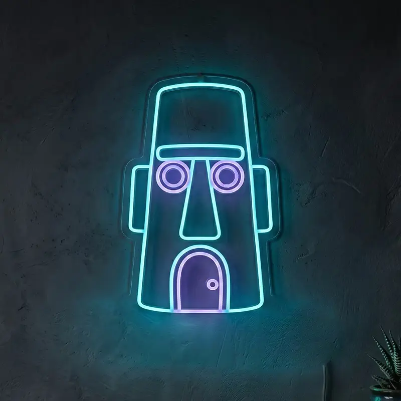 Steinhaus Neon LED Schild – USB, dimmbar | SpongeBob Wanddeko