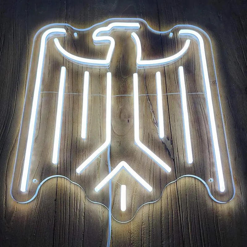 Deutscher Adler Neon LED Schild – USB, dimmbar | Deutschland Fan Wanddeko