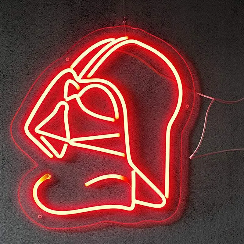Darth Vader Neon LED Schild – USB, dimmbar | Star Wars Fan Wanddeko