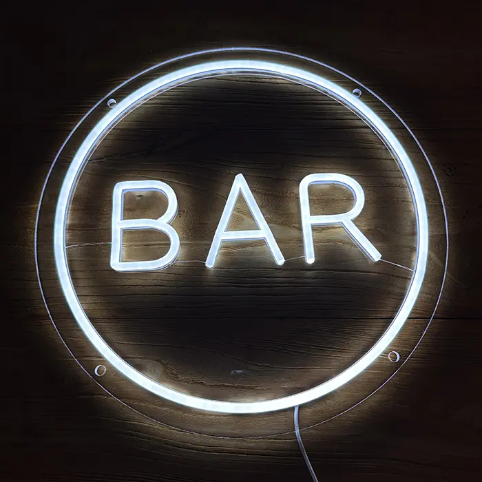 BAR Neon LED Schild – USB, dimmbar | Heimbar Wanddeko