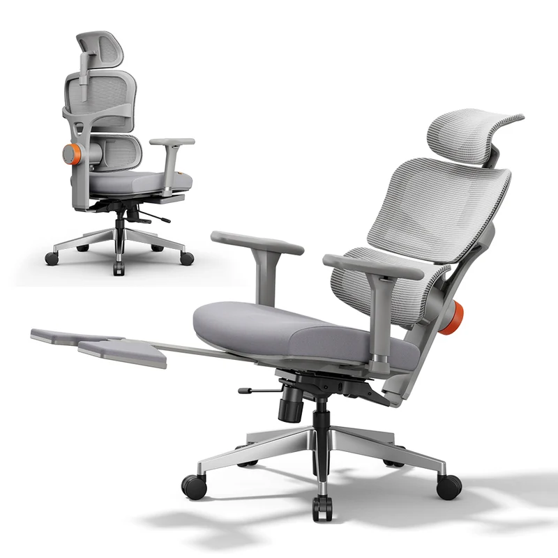 NEWTRAL NT002 Ergonomic Office Chair with Laptop Table-Grey