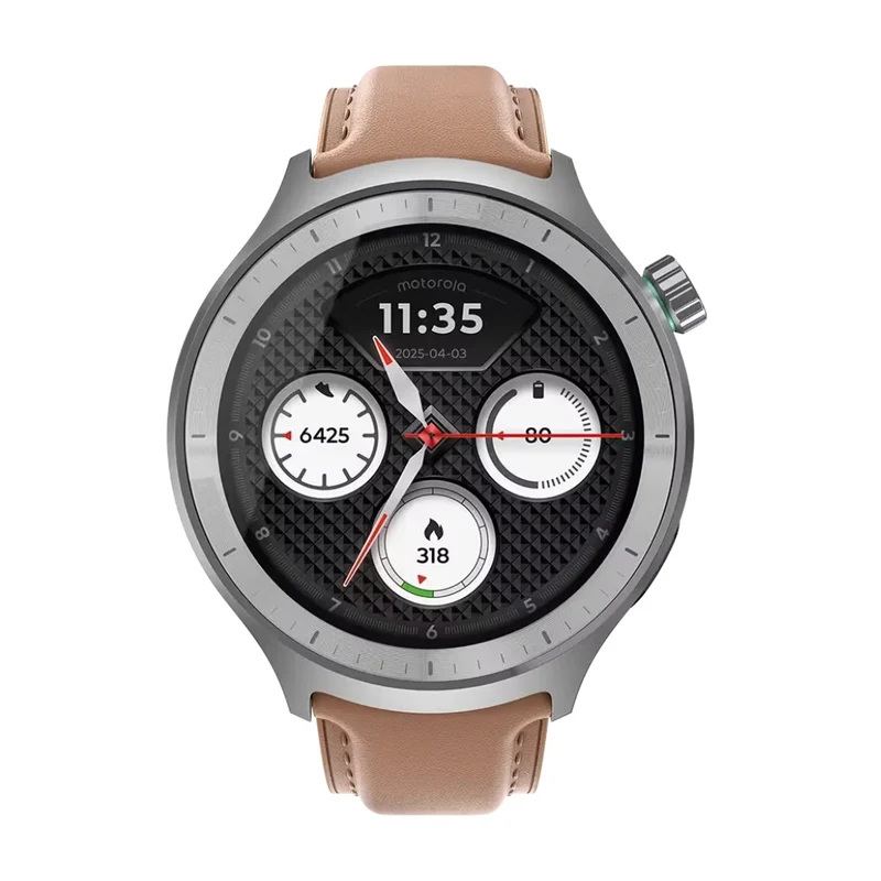 Motorola Smartwatch Moto Watch con Correa de Cuero, PG38C08260