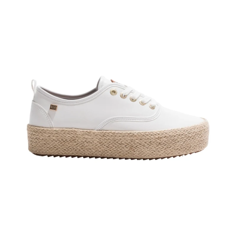 Promise Tenis Casuales Pumpkin Blanco, para Mujer
