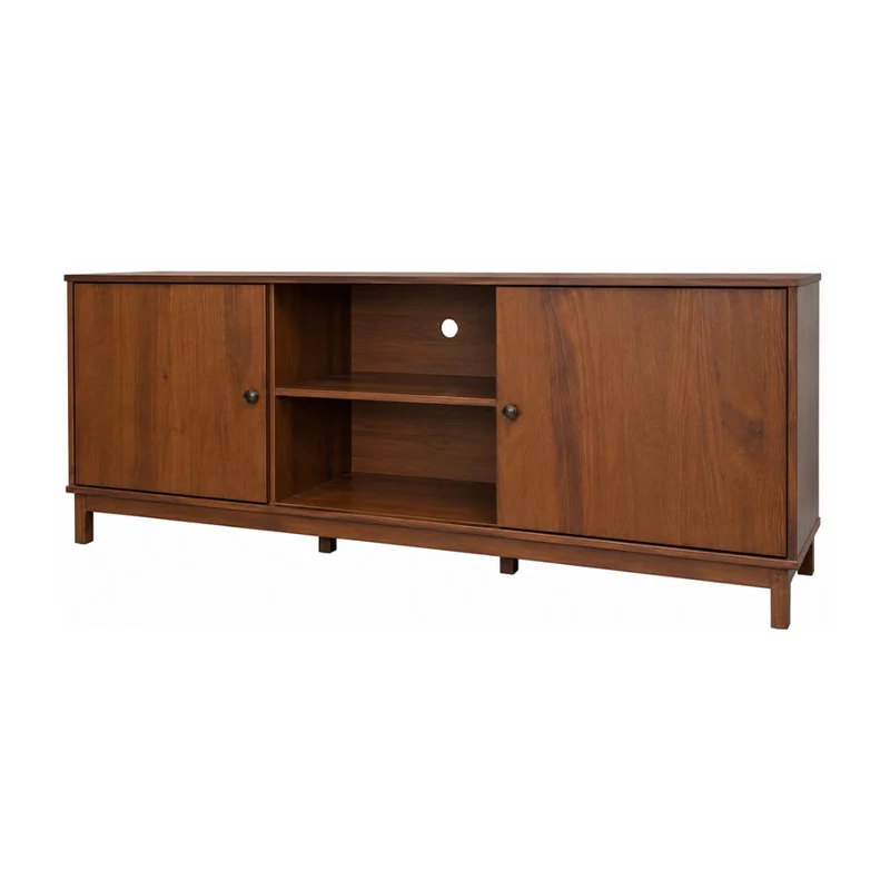 Finestra Mesa de Madera para TV con 2 Puertas y 1 Estante