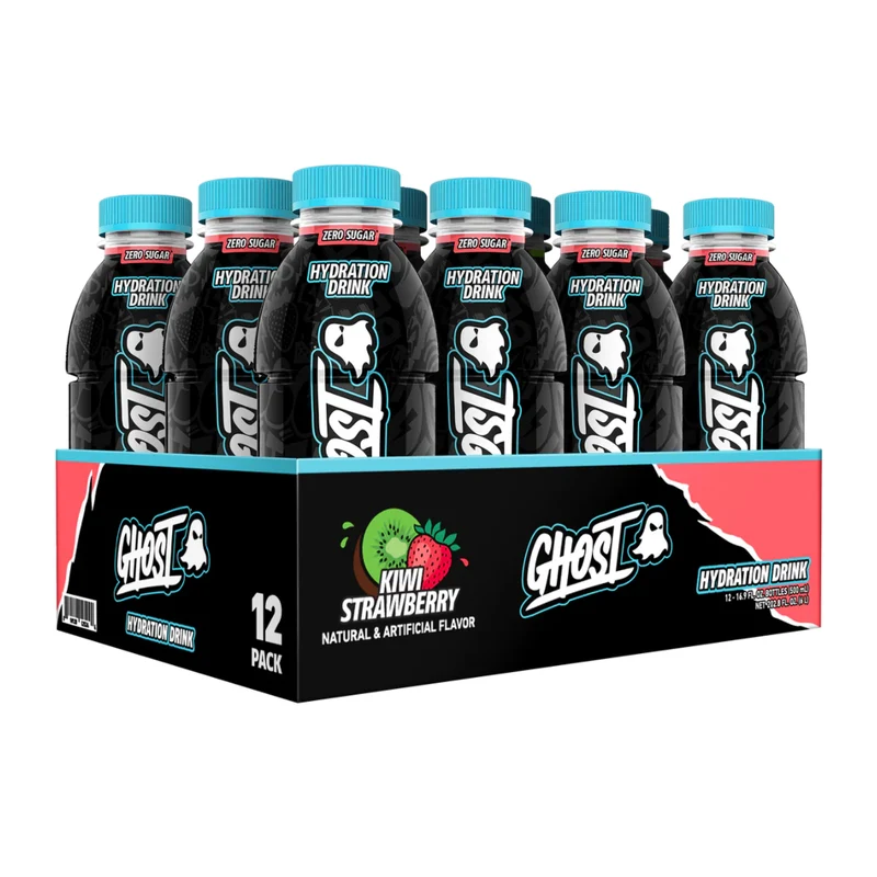 Ghost Set Bebidas Hidratantes Zero Sugar 500ml, 12 Unidades