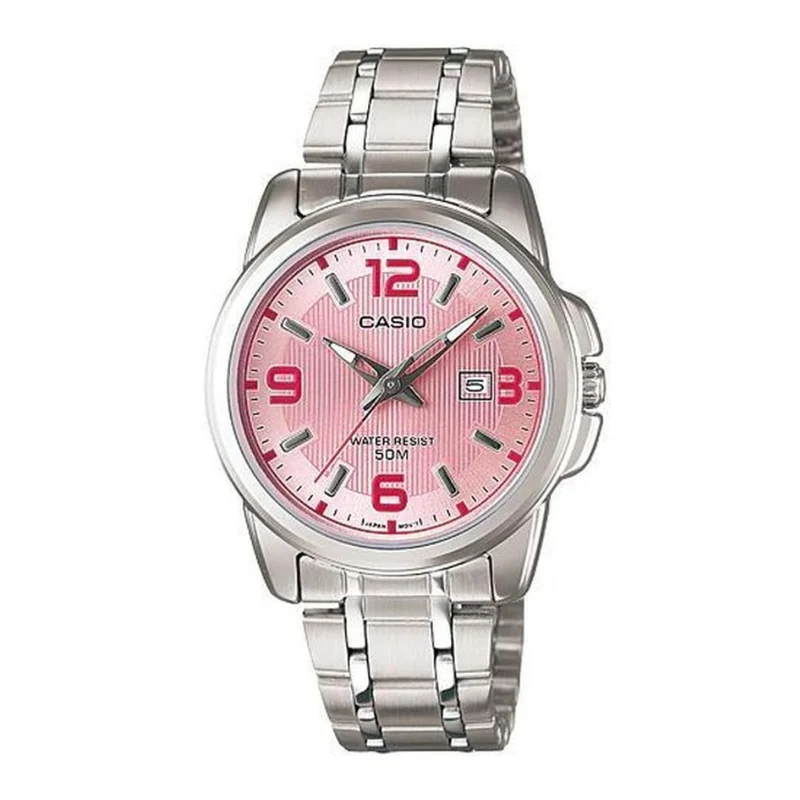 Casio Reloj Análogo para Mujer de Acero Inoxidable, LTP-1314D-5AV