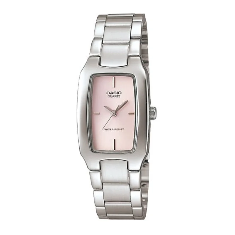 Casio Reloj Análogo Casual de Acero Inoxidable para Mujer, LTP-1165A-4C