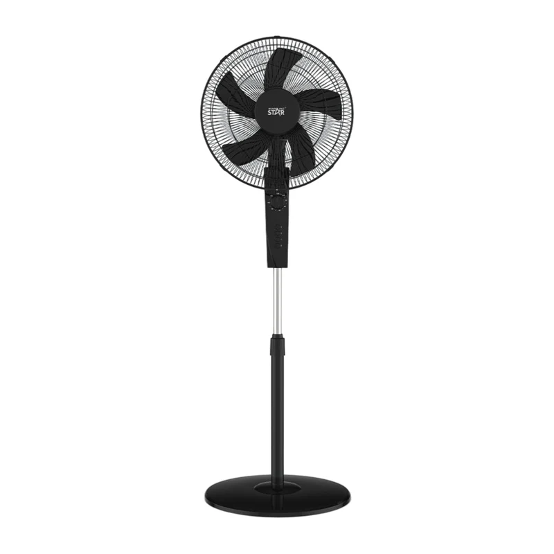 Winning Star Ventilador de Pedestal 16" 40W (ST-2141), Negro