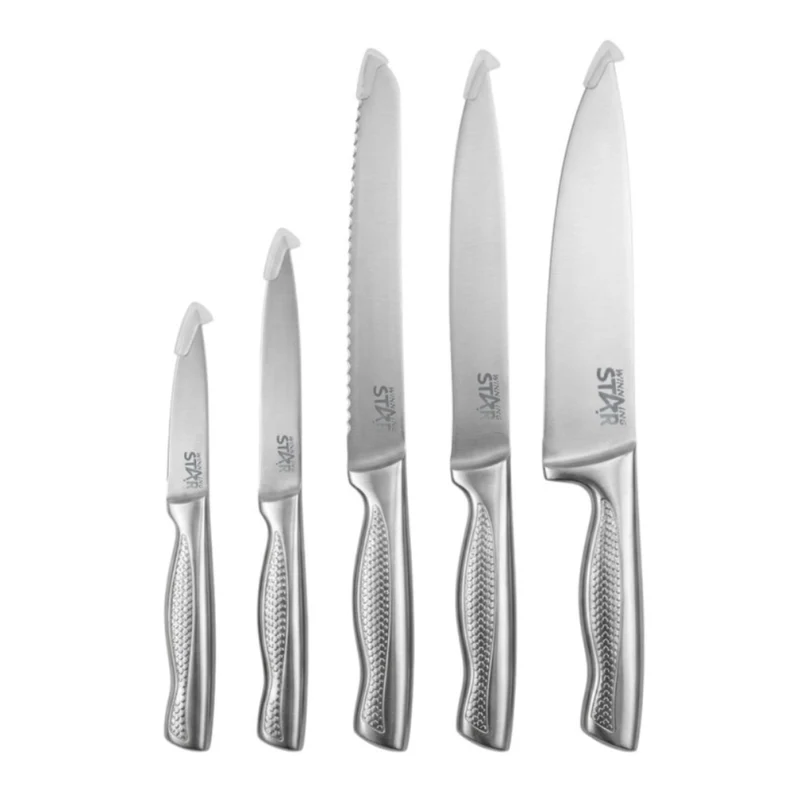 Winning Star Set de Cuchillos Acero Inoxidable 5 Piezas, St-7807-5
