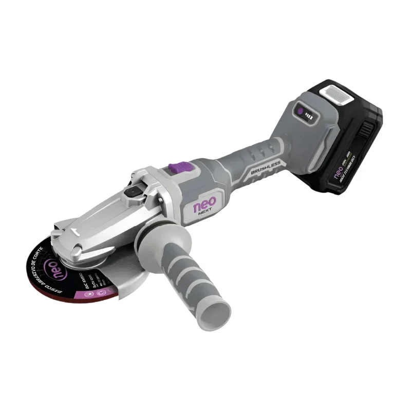 Neo Next Esmeriladora Angular Inalámbrica 4.1/2" 20V 4Ah, A1215/20C1-4