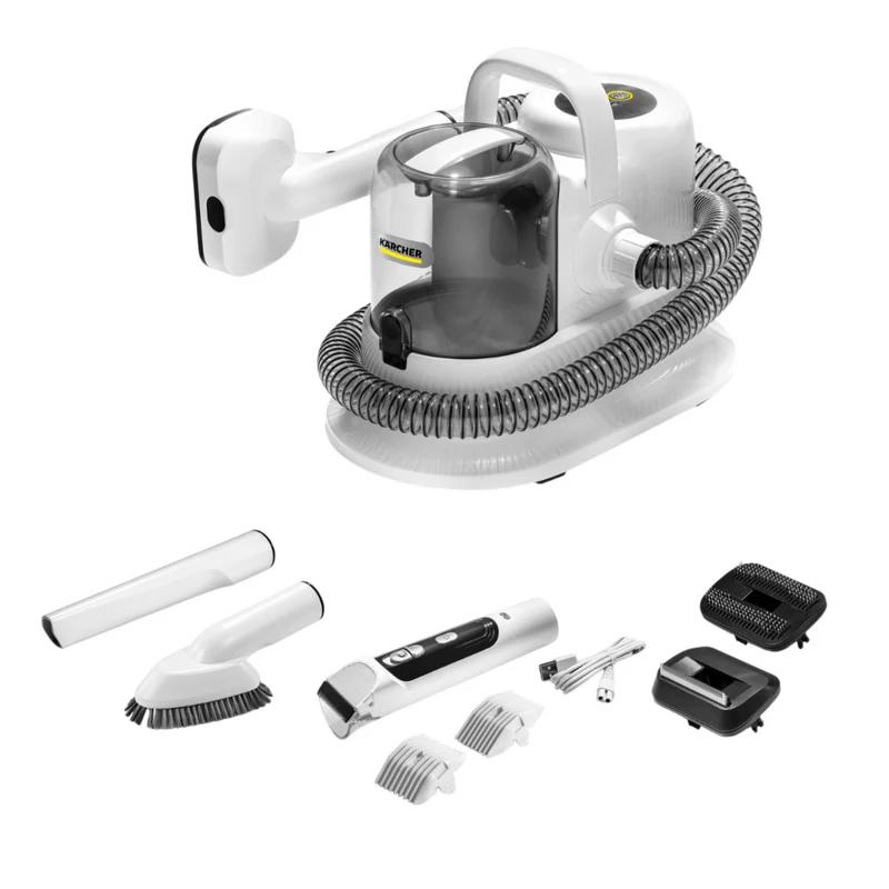Karcher Cortadora y Aspiradora de Cabello para Mascotas 5 en 1, 9.301-148.0