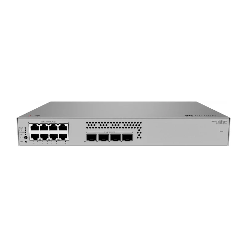 Huawei Switch Administrable 8 Puertos Gigabit PoE+ y 4 SFP 2.5GE S220S‑8P4J, 98012471