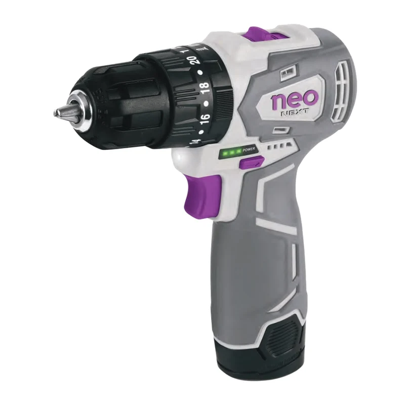 Neo Taladro Percutor Inalámbrico 3/8" 12V, TP-1210/12-C1