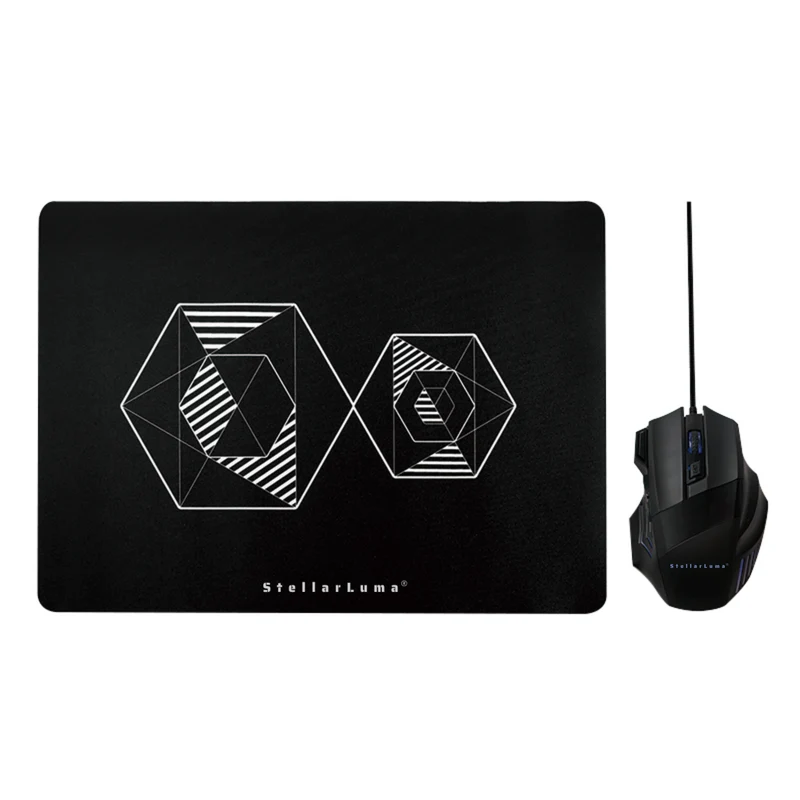 StellarLuma Gaming Maus mit Mauspad