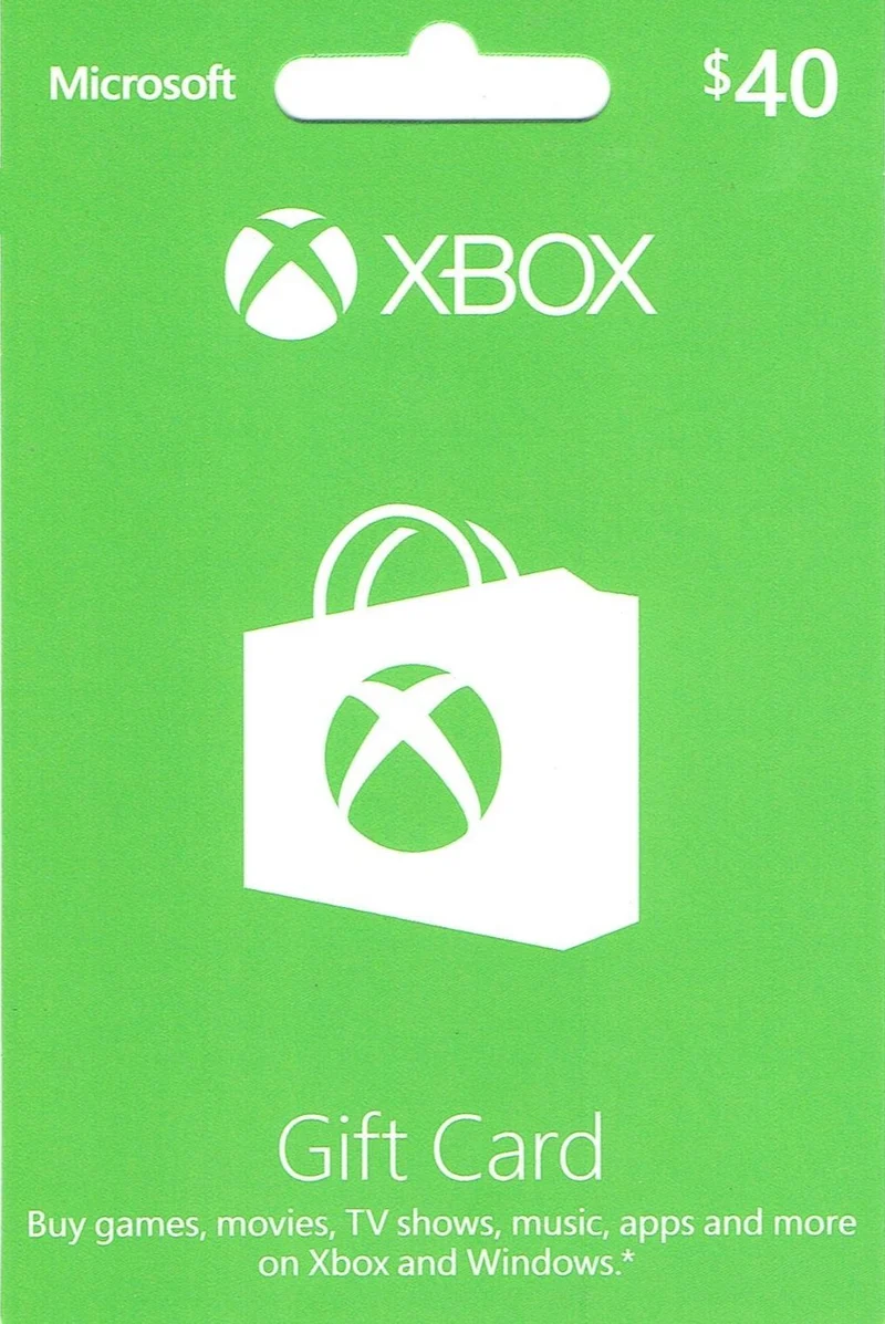 XBOX Live $40 Gift Card