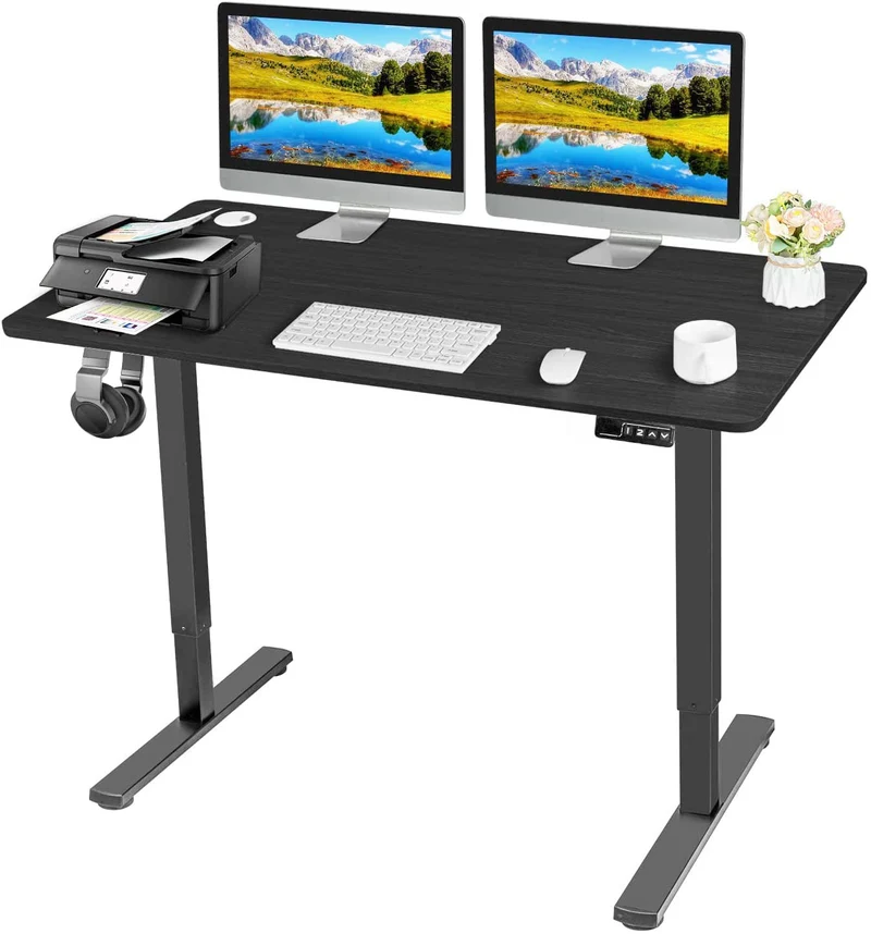 Elektrisch Höhenverstellbarer Schreibtisch 120X60 cm
