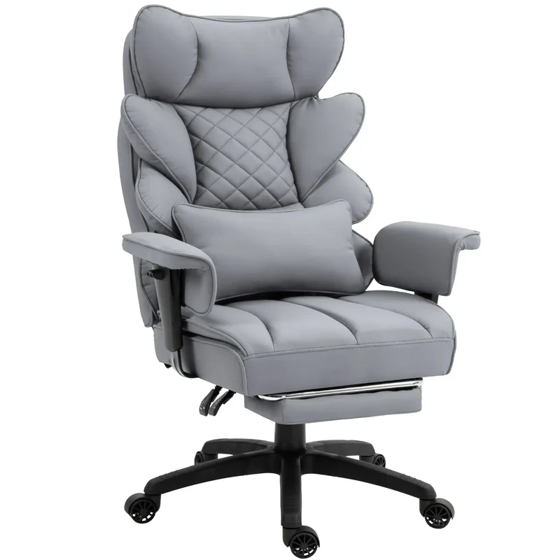 Dowinx Leather Sofa Chair LS-66BG103 Grey ((90-135° Tilt Locking Function))