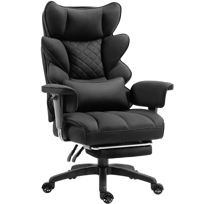 Dowinx Fabric Sofa Chair LS-66BG1B01 Black ((90-135° Tilt Locking Function))