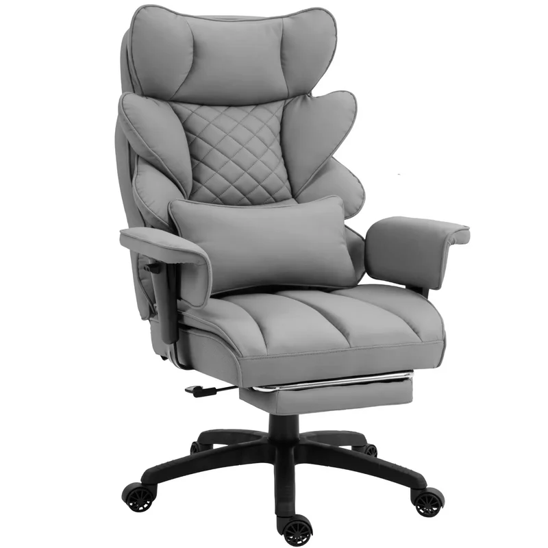 Dowinx Leather Sofa Chair LS-66BG103 Grey (17° Rocking Function)