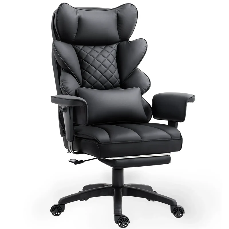 Dowinx Leather Sofa Chair LS-66BG101 Black (17° Rocking Function)