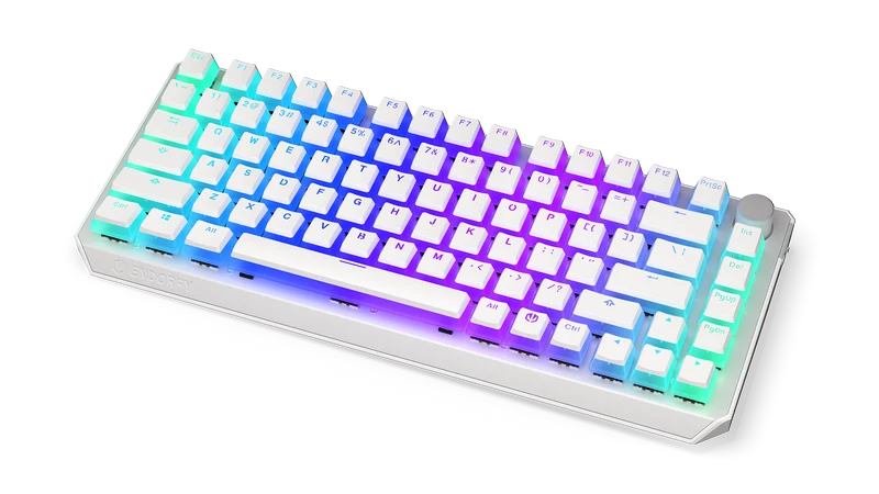Klawiatura Thock 75% Wireless Pudding Onyx White Red