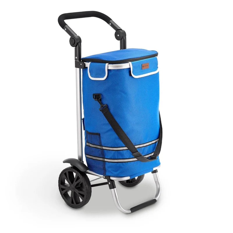 3in1 Einkaufstrolley 56 L Kapazität - Dunkelblau