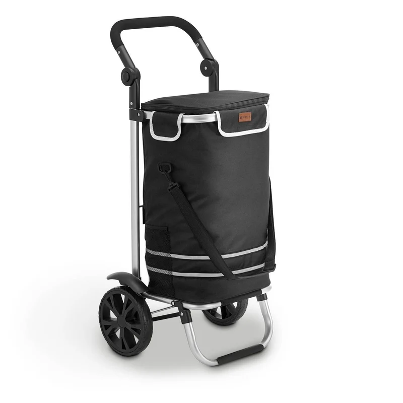 3in1 Einkaufstrolley 56 L Kapazität - Schwarz