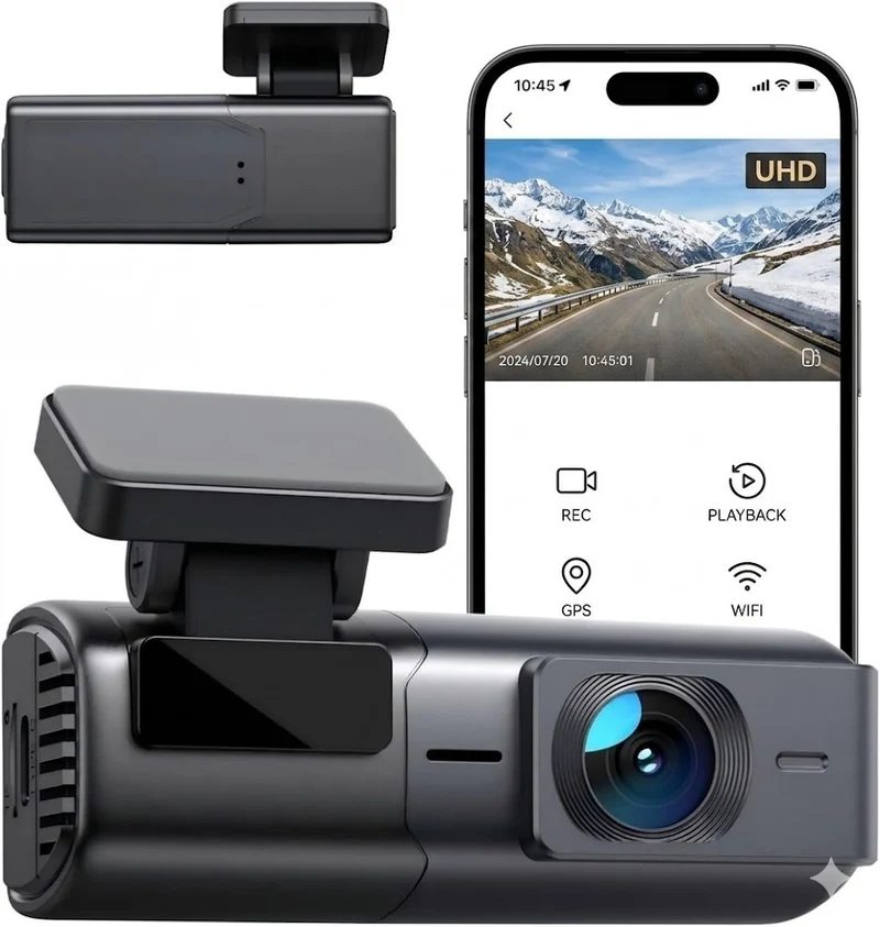 Dashcam 2.5K WLAN Autokamera 170° Nachtsicht Parküberwachung