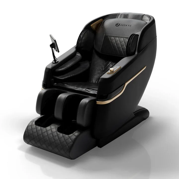 Massagesessel Naxos Bluetooth & Heizung Schwarz