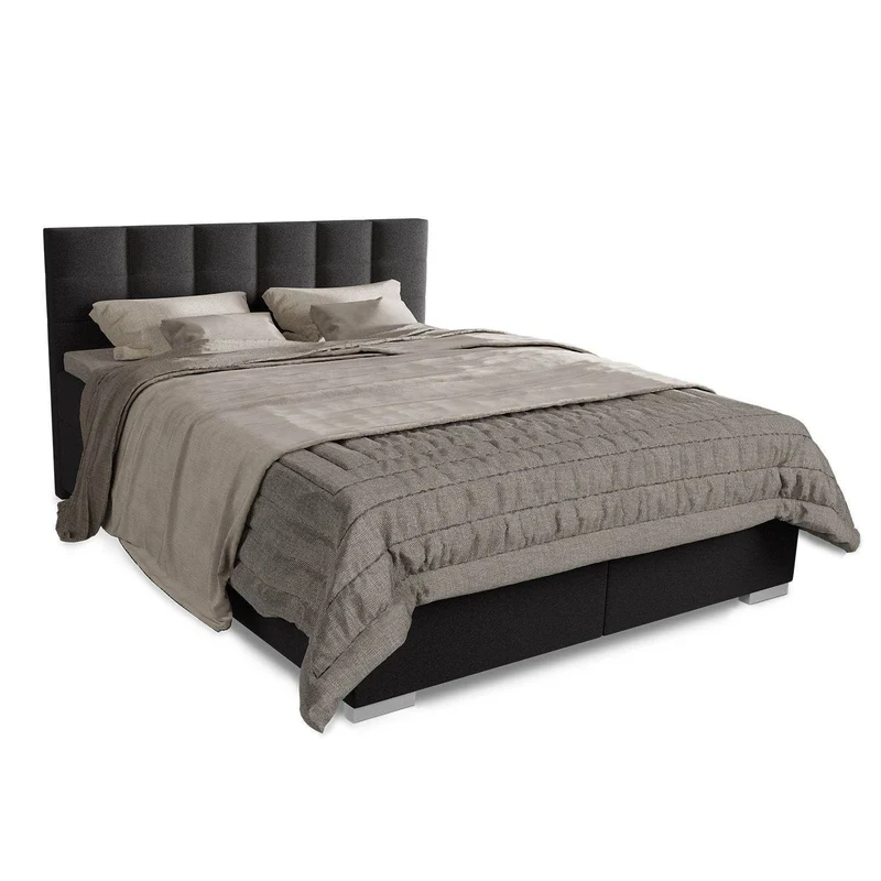 Boxspringbett Seattle 180x200 cm - Schwarz