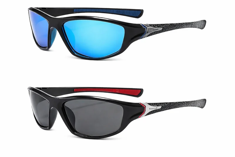 2er Set Sport Sonnenbrille Polarisiert UV400 Herren Fahrrad Laufbrille Outdoor