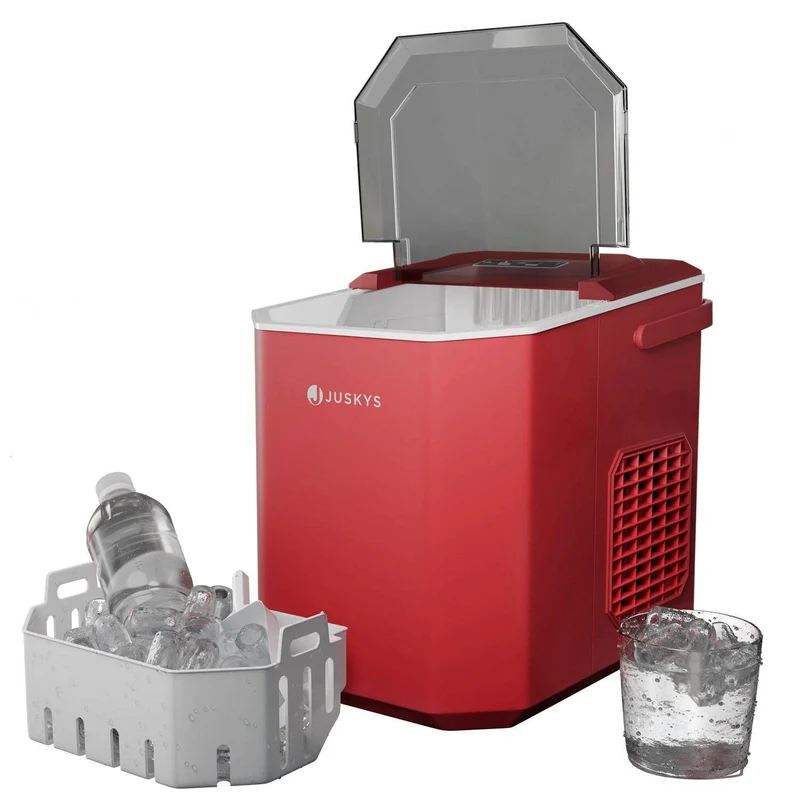 Eiswürfelmaschine IceOracle in Rot
