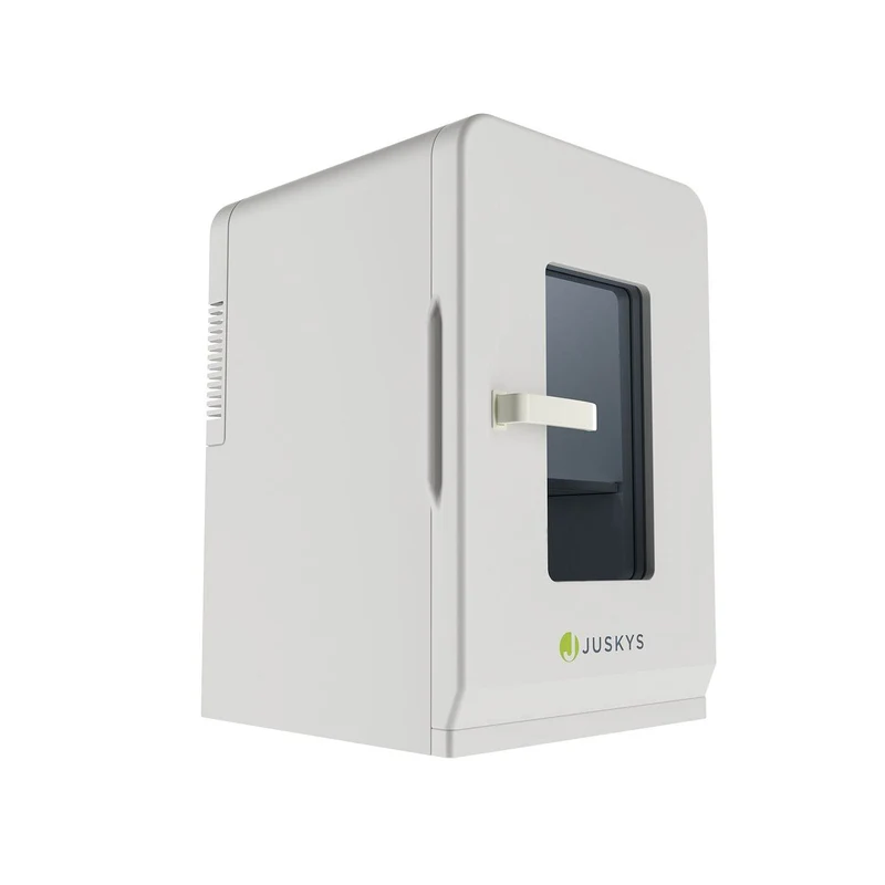 Mobiler 2in1 Mini-Kühlschrank 15 l Weiss