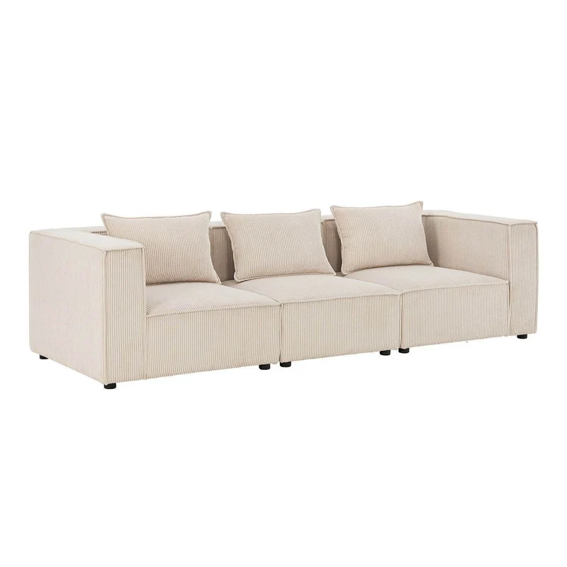 Modulares Sofa Domas M - 3 Sitzer Beige
