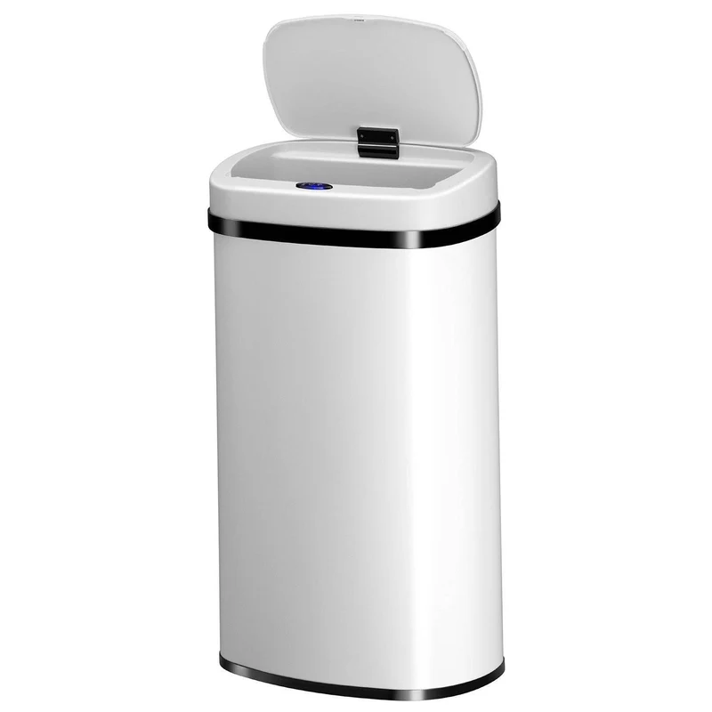 Automatischer Mülleimer mit Sensor - 60L Weiss
