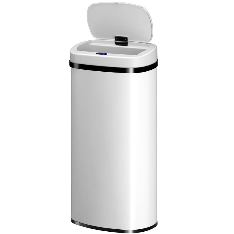 Automatischer Mülleimer mit Sensor - 70L Weiss