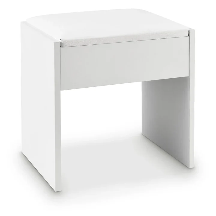 Schminkhocker Melly in Weiss