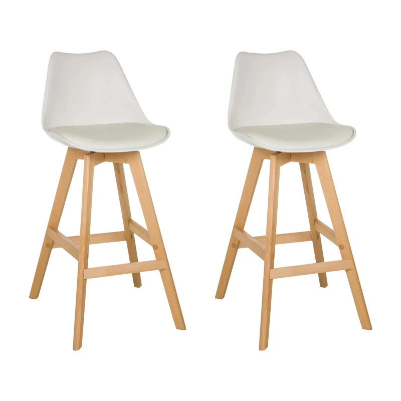 SCANDI HIGH | 2er Pack / 2 Stühle - Barhocker