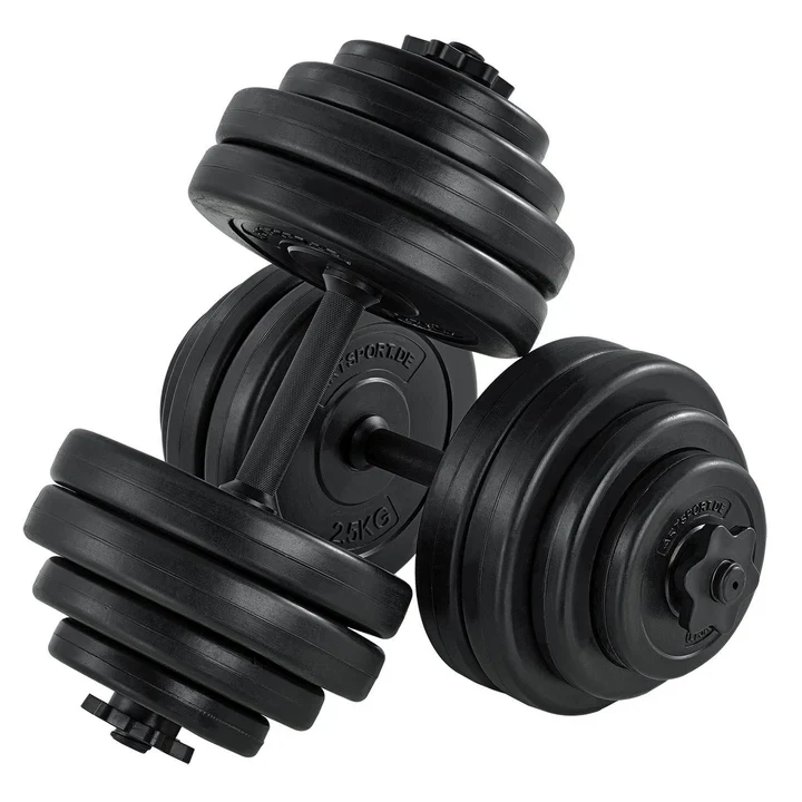 2er Hantelset 30kg 16 Gewichtsscheiben