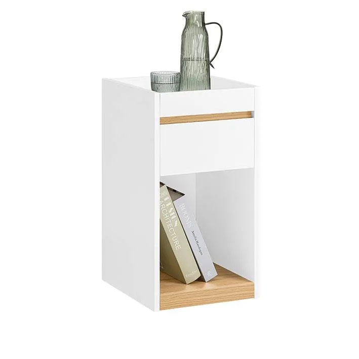 Nachttisch | Boxspringbett | Sofatisch | Beistelltisch | Nachtkommode | Weiss