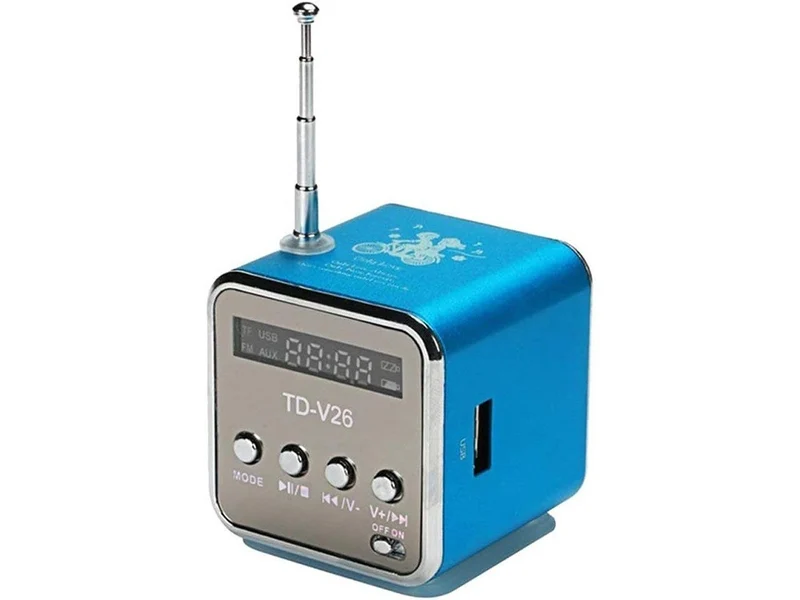 Mini Bluetooth Lautsprecher tragbar mit FM Radio USB AUX microSD