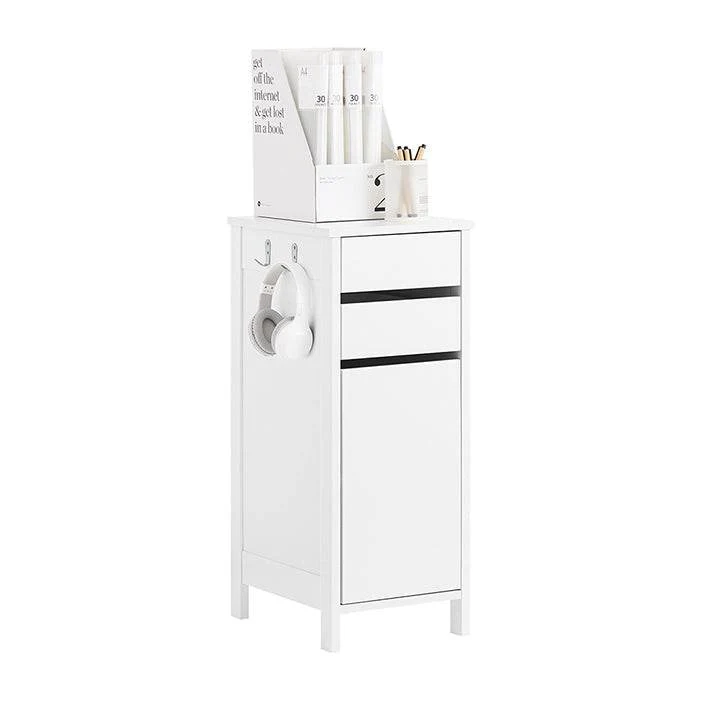 Aufbewahrungsschrank | schmaler Sideboard| Büroschrank | Nachttisch | Weiss