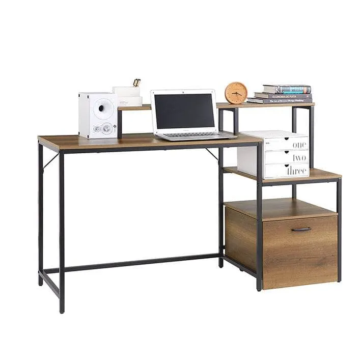 Schreibtisch | Computertisch | Bürotisch Homeoffice | Eckschreibtisch | Industrie-Design