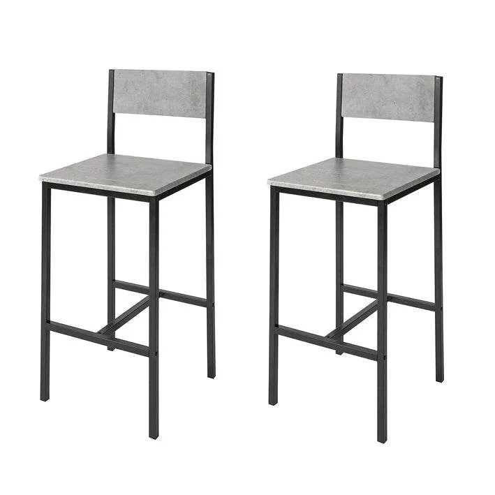 Barstühle 2er set | Tresenhocker | Sitzhöhe 67cm | Metall | FST53-HGx2