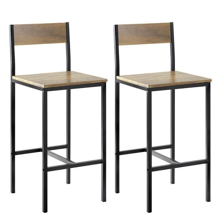 Barstühle 2er set | Tresenhocker | Sitzhöhe 67cm | Metall | FST53-XLX2