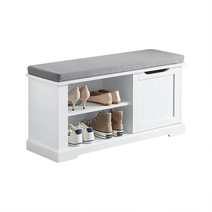 Garderobenbank | Sitzbank | Schuhbank Weiss FSR84-W