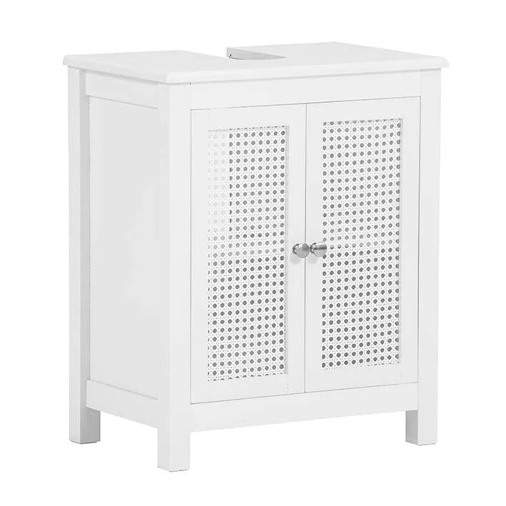 Waschbeckenunterschrank | Badezimmerschrank Weiss Landhaus | BZR35-W